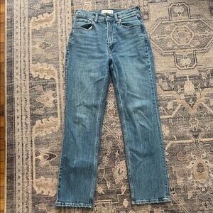 Abercrombie and Fitch ankle straight ultra high waisted Women's Jeans